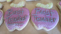 Teacher Gift, Sugar Cookies, Gluten Free, Dairy Free, Egg Free, thank you, Special Ed, Aide, End of Year, #1 Bus Driver, Apple, Nut Free,