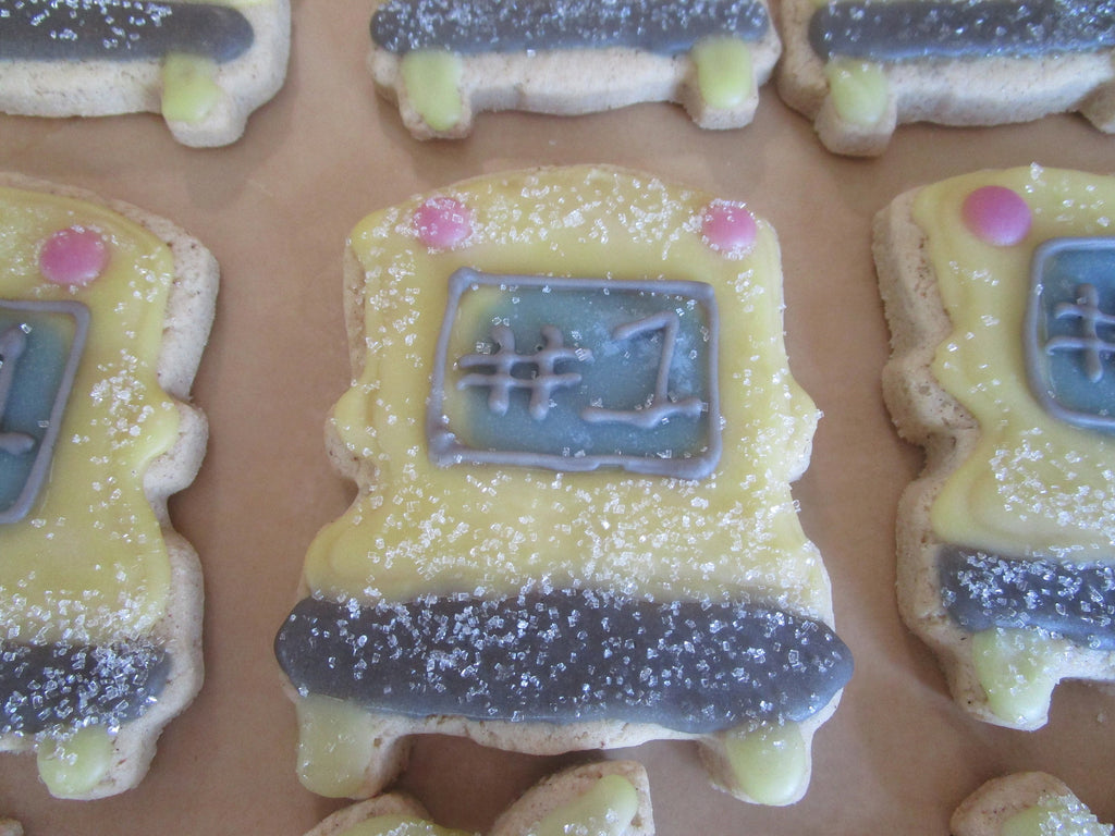 Teacher Gift, Sugar Cookies, Gluten Free, Dairy Free, Egg Free, thank you, Special Ed, Aide, End of Year, #1 Bus Driver, Apple, Nut Free,