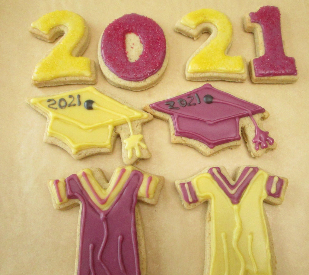 Graduation Cookies, Gluten Free, Dairy Free, Egg Free, Cap, Gown, Nut Free, Graduate Gift, Preschool, High School, College, Class of 2023