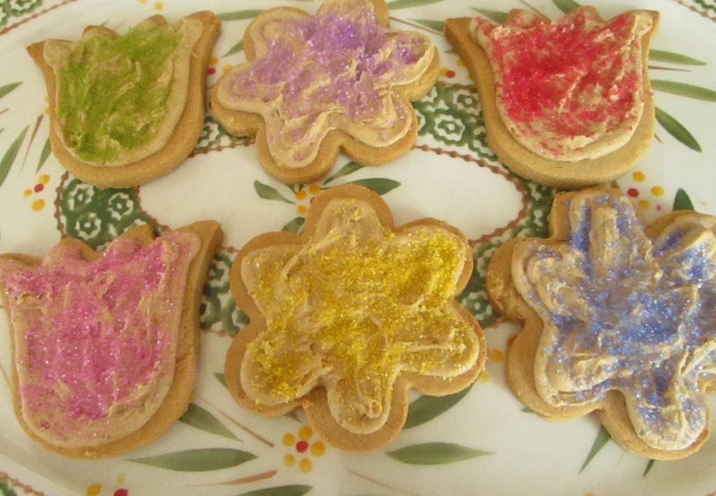 AIP Paleo Cookie, Maple Frosted, Grain Free, Dairy Free, Egg Free, Wedding, Birthday, No Refine Sugar, Tulip, Daisy, Mother's Day Gifts