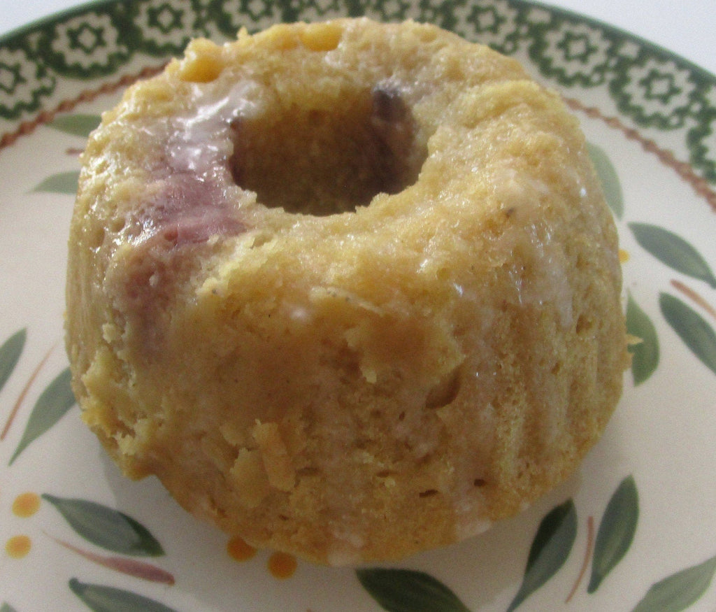 Gluten Free Lemon Cake, Dairy Free, Vegan, Nut Free, Mini Bundt, Birthday Gift, Blueberry, Raspberry, Cherry, Valentine's Day Dessert, Love