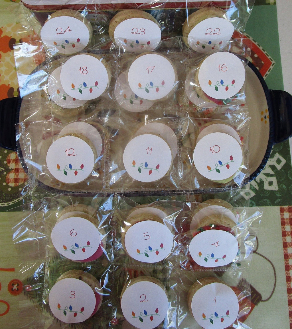 Sugar Free, Advent Calendar, Gluten Free, Dairy Free, Nut Free, Vegan, Egg Free, Christmas Countdown, Holiday Tradition, Cookies, Gift