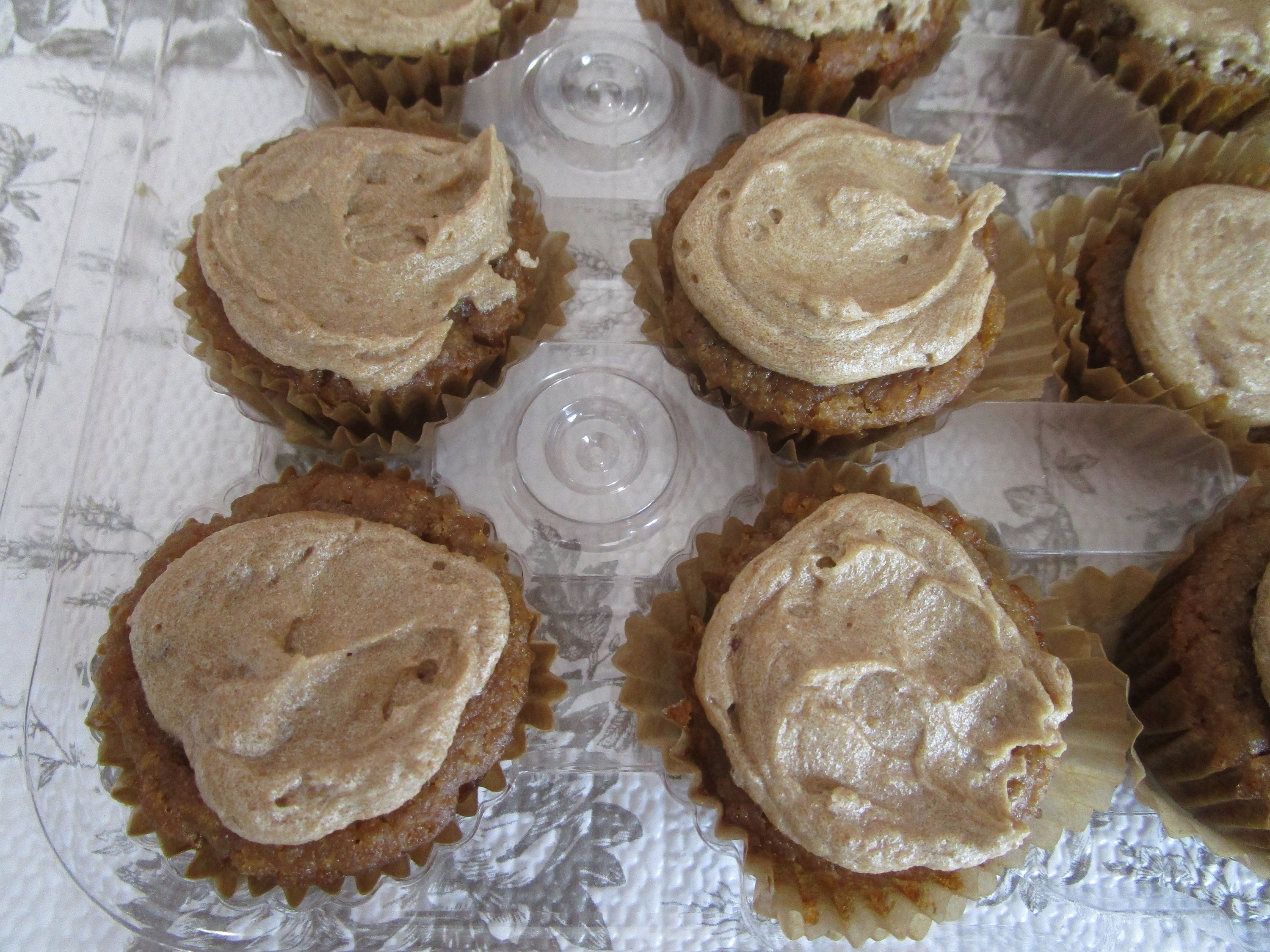 AIP Paleo Mini Cupcakes with Maple Frosting, Grain free, Gluten Free, Vegan, Dairy Free, Nut Free, No Refined Sugar, Low Histamine, FODMAP