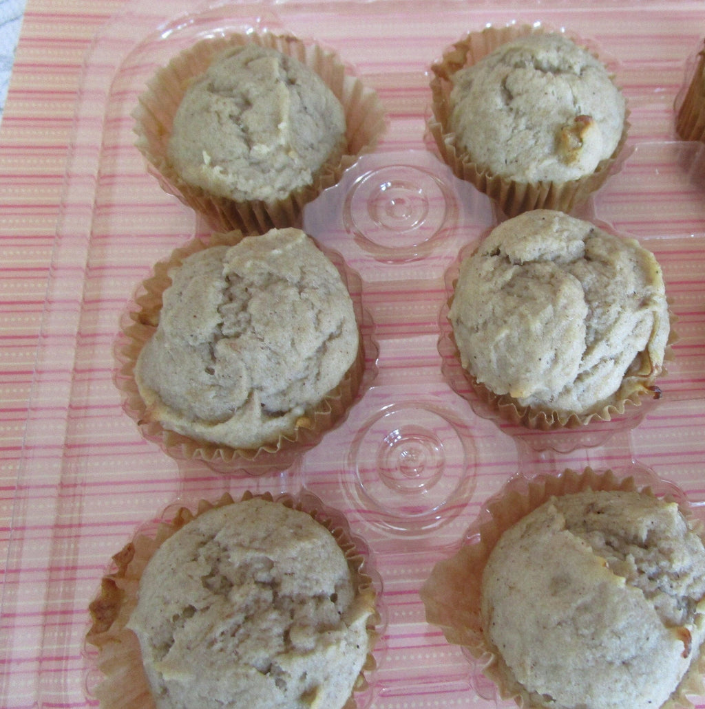 Gluten Free Muffin, Buckwheat, Chocolate Chip, Dairy Free, Egg Free, Vegan, Low FODMAP, No Refined Sugar, Coconut Free, Wellness Gift