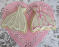 Wedding Dress Cookies, Gluten Free, Dairy Free, Egg Free, Nut free, custom, Soy free, Vegan, Bridal Favor, Shower Gift, Thank you, Sweet 16