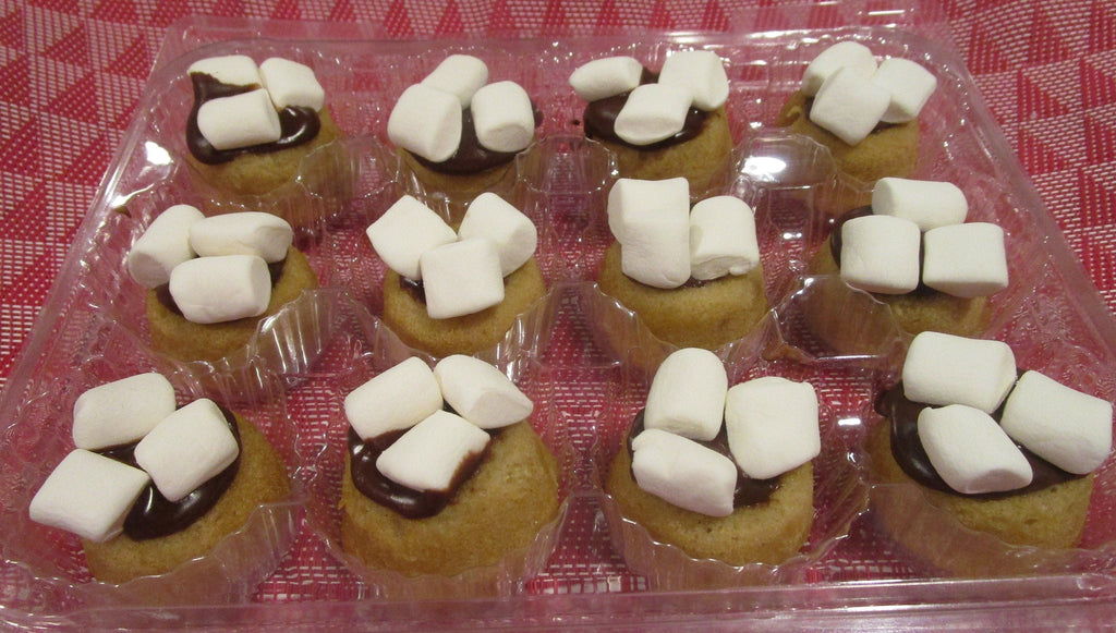 Gluten Free Smores Mini Donut Rings, Dairy Free, Vegan, Marshmallow treat, School Safe Dessert, Nut Free Snacks, Birthday, Graduation Party