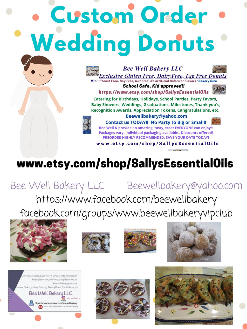 Wedding Dress Cookies, Gluten Free, Dairy Free, Egg Free, Nut free, custom, Soy free, Vegan, Bridal Favor, Shower Gift, Thank you, Sweet 16