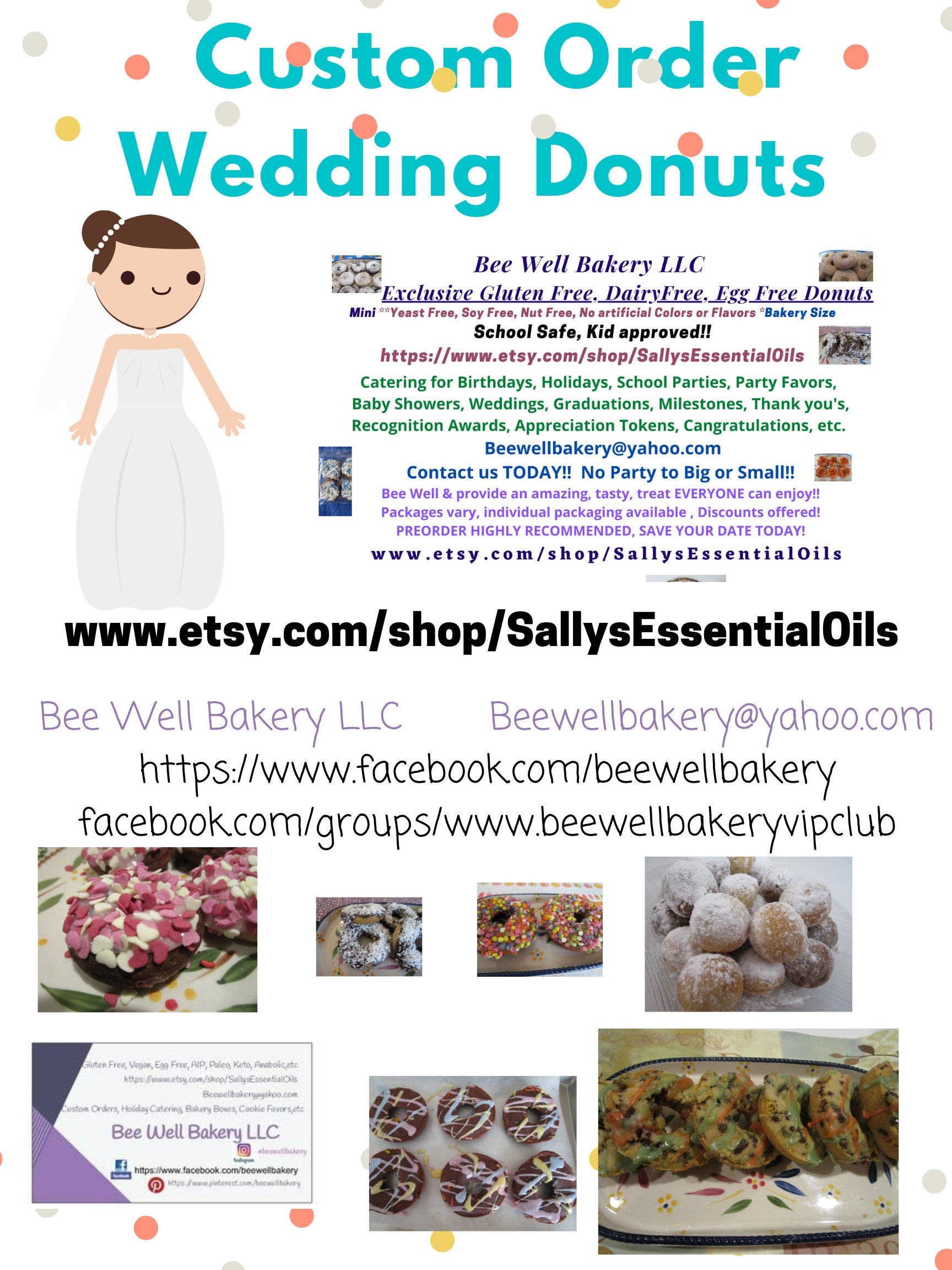 Wedding Dress Cookies, Gluten Free, Dairy Free, Egg Free, Nut free, custom, Soy free, Vegan, Bridal Favor, Shower Gift, Thank you, Sweet 16