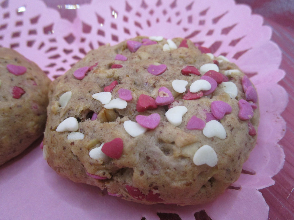 Vegan Lactation Cookies, Gluten Free, Dairy Free, Sweatheart Love Edition, Flax Brewer's Yeast, Breastfeeding Gift, High Protein, Sugar Free