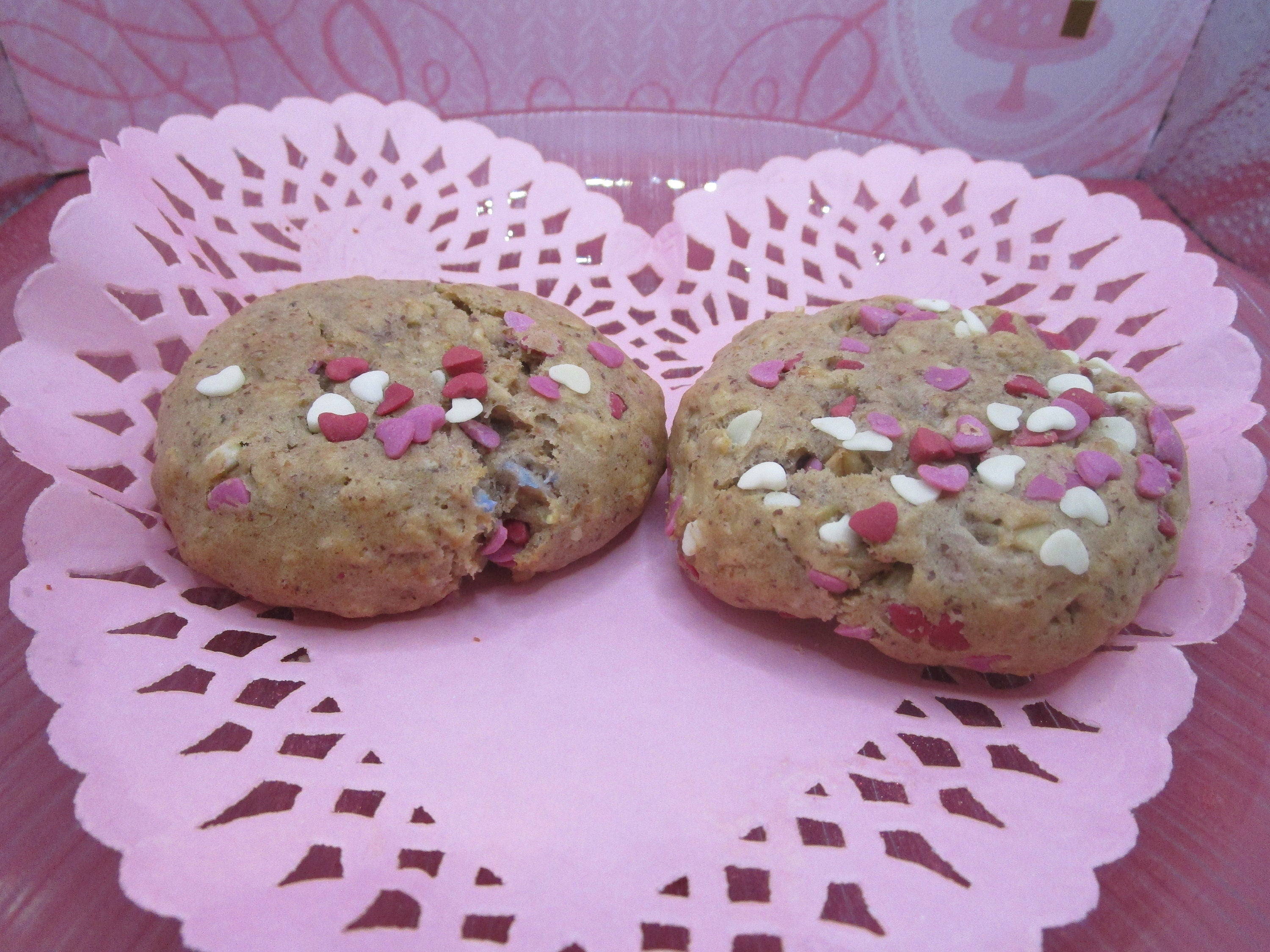 Vegan Lactation Cookies, Gluten Free, Dairy Free, Sweatheart Love Edition, Flax Brewer's Yeast, Breastfeeding Gift, High Protein, Sugar Free