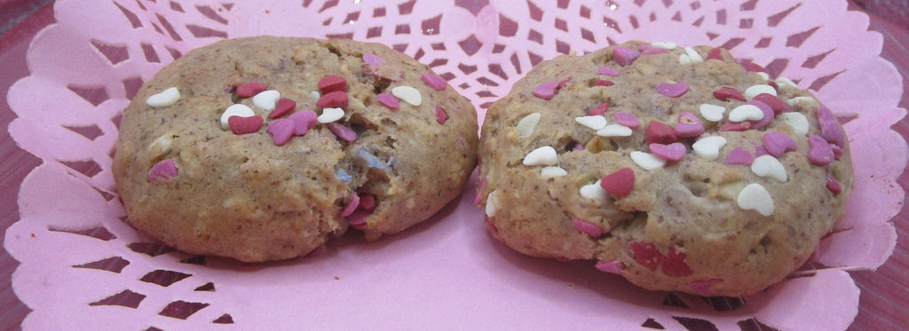 Vegan Lactation Cookies, Gluten Free, Dairy Free, Sweatheart Love Edition, Flax Brewer's Yeast, Breastfeeding Gift, High Protein, Sugar Free