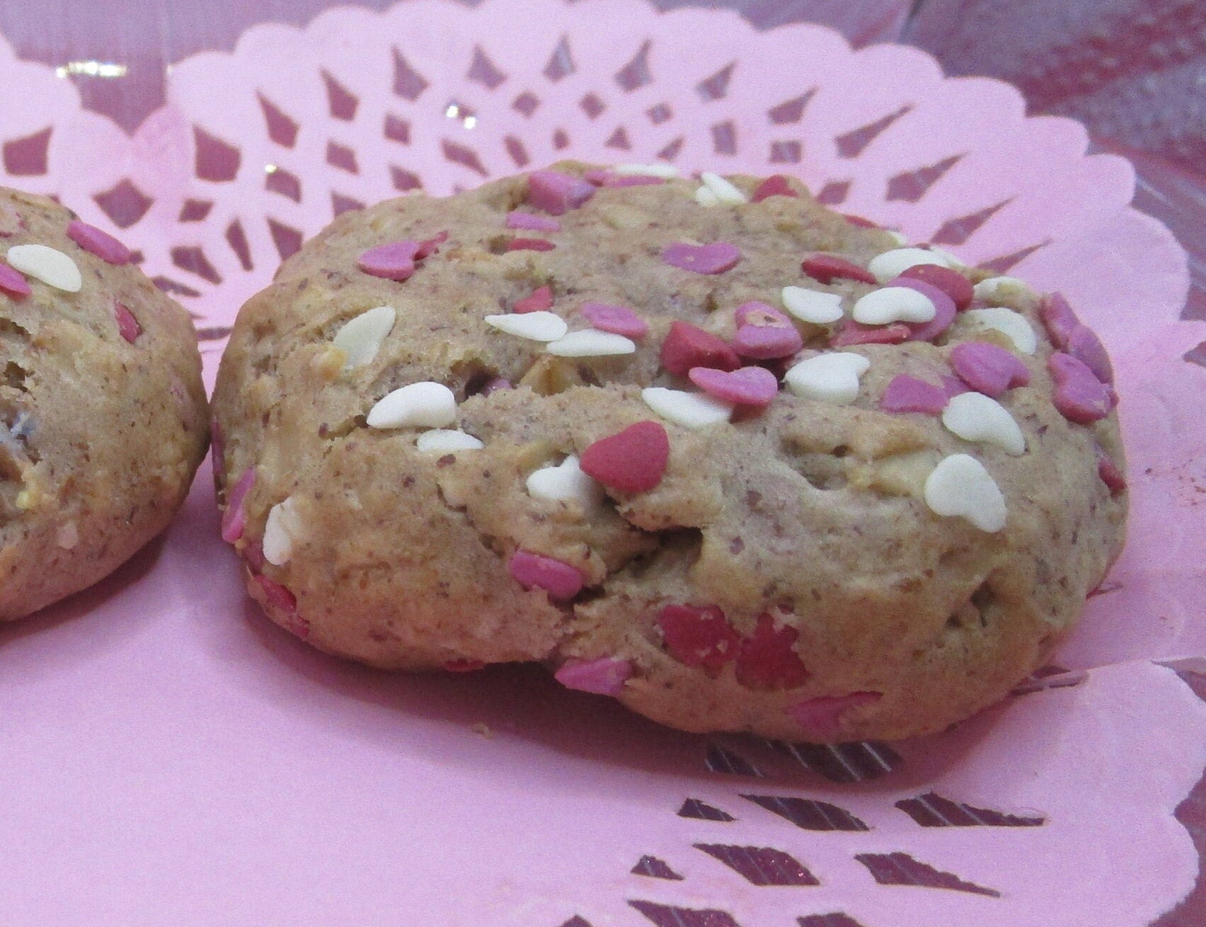 Vegan Lactation Cookies, Gluten Free, Dairy Free, Sweatheart Love Edition, Flax Brewer's Yeast, Breastfeeding Gift, High Protein, Sugar Free