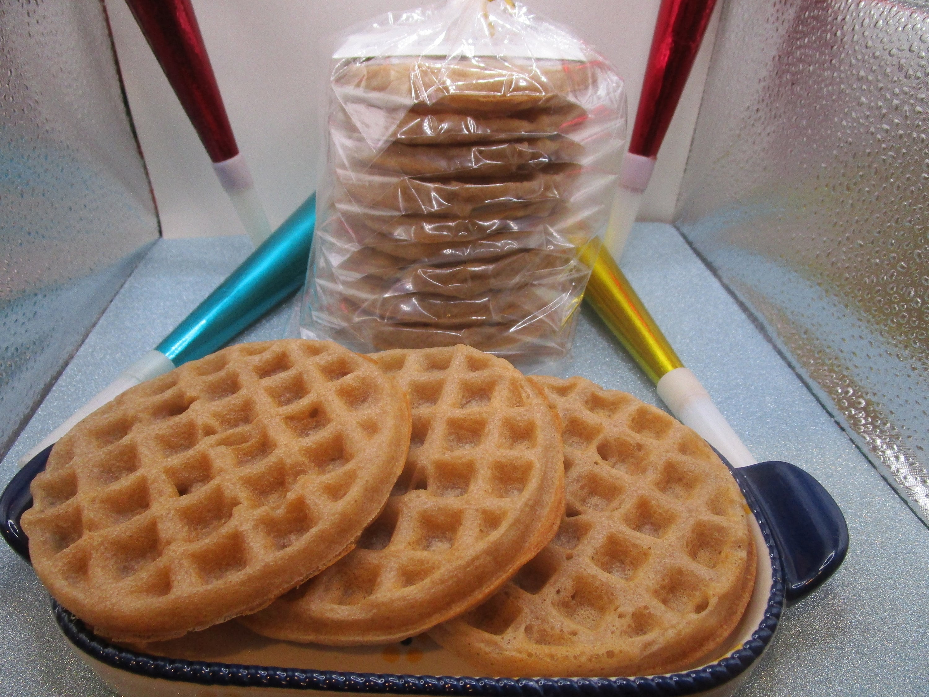 AIP Paleo Waffles, Grain Free, Gluten Free, Vegan, Egg Free, Dairy Free, Ready to go, No Sugar, Birthday Gift, blueberry, Healthy Breakfast