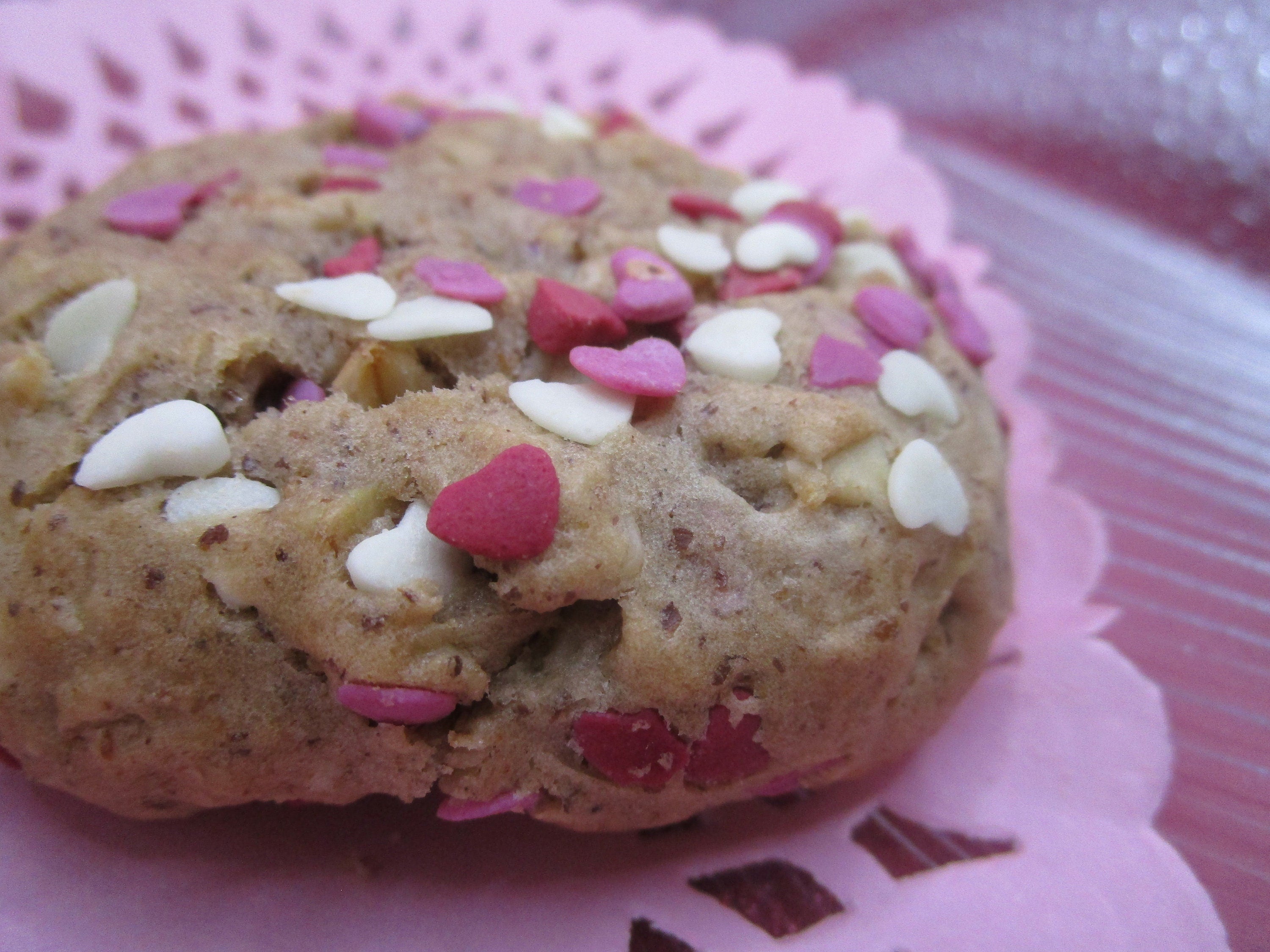 Vegan Lactation Cookies, Gluten Free, Dairy Free, Sweatheart Love Edition, Flax Brewer's Yeast, Breastfeeding Gift, High Protein, Sugar Free