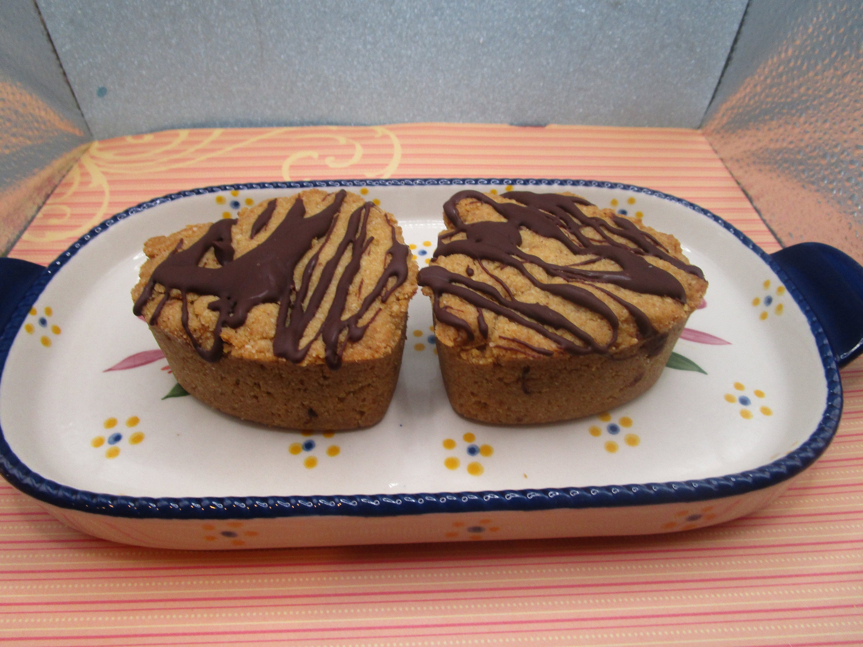 Gluten Free Peanut Butter Cookie Cup Hearts, Dairy Free, Vegan, Chocolate Drizzled, Anniversary Gifts, Wedding Dessert, Love, Sweet 16 Party