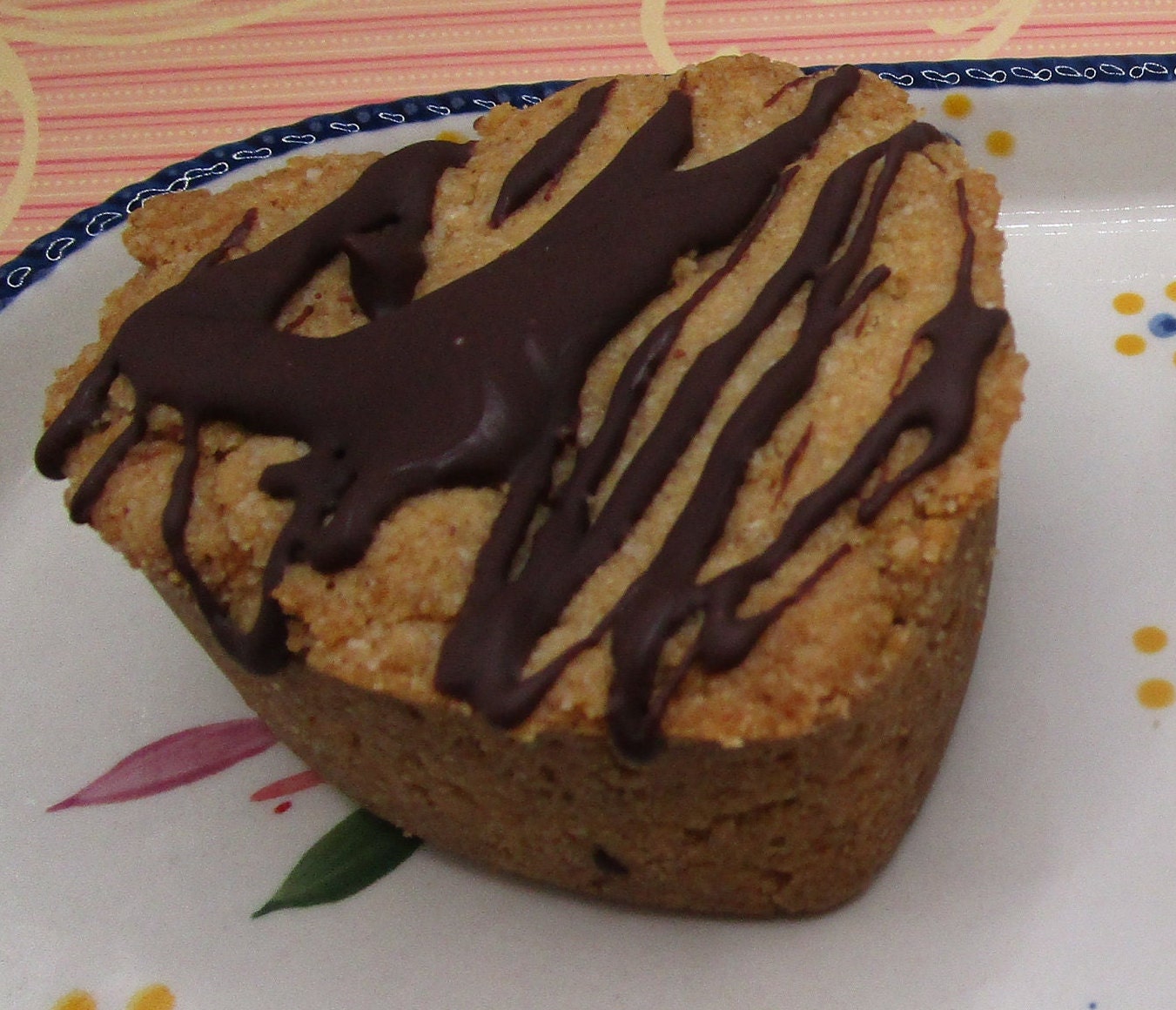 Gluten Free Peanut Butter Cookie Cup Hearts, Dairy Free, Vegan, Chocolate Drizzled, Anniversary Gifts, Wedding Dessert, Love, Sweet 16 Party