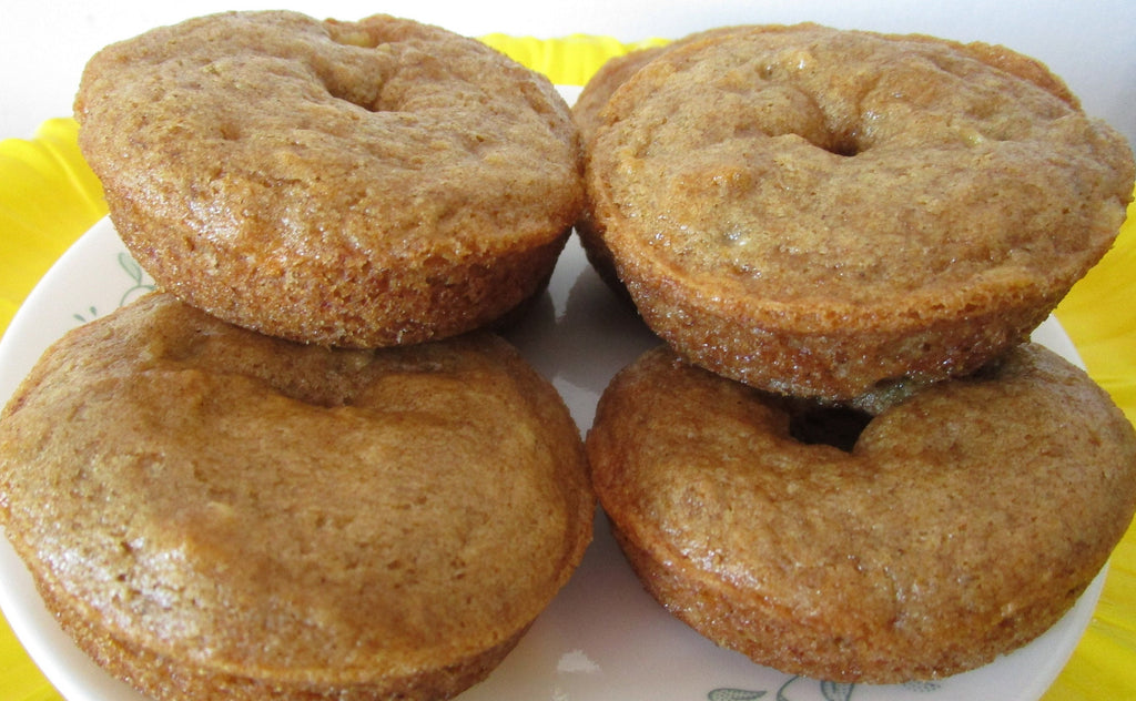 Gluten Free Banana Bread Donuts, Dairy Free, Vegan, Nut Free, Oat Free, Coconut Free, Birthday Breakfast, Graduation Brunch, School Safe