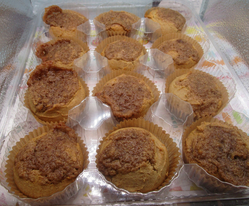 Cinnamon Streusel Muffin, Gluten Free, Dairy Free, Vegan, Nut Free, Birthday Breakfast, Low Fat snack, Easter Brunch, Graduation Dessert