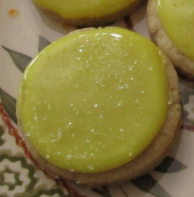 Gluten Free Iced Sugar Cookies, Button Size, Dairy Free, Vegan, Nut Free, Lemon, Smores, Birthday cake, Graduation Party, July 4th Dessert