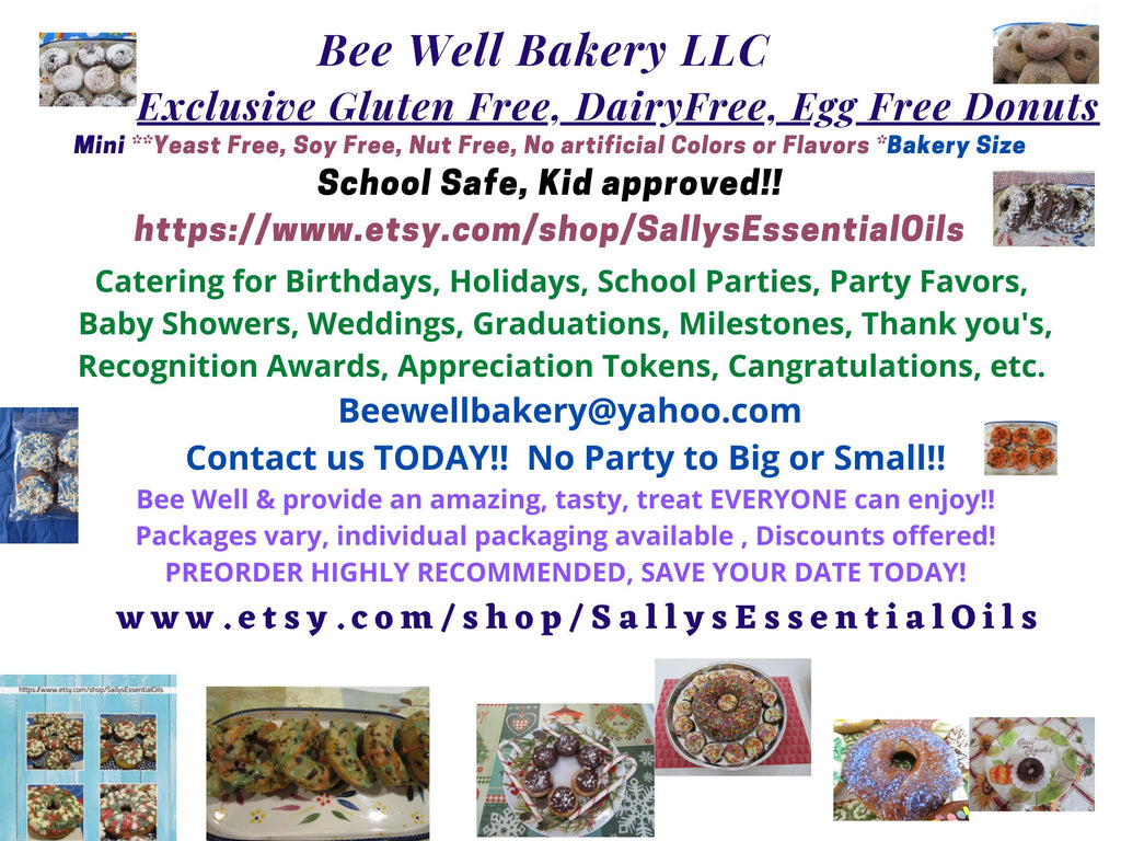 Gluten Free Donut, Dairy Free, Egg Free, July 4th, Red White & Blue, Nut Free, BBQ, Picnic, Camp, Low Fat, Organic, Birthday, Natural Colors