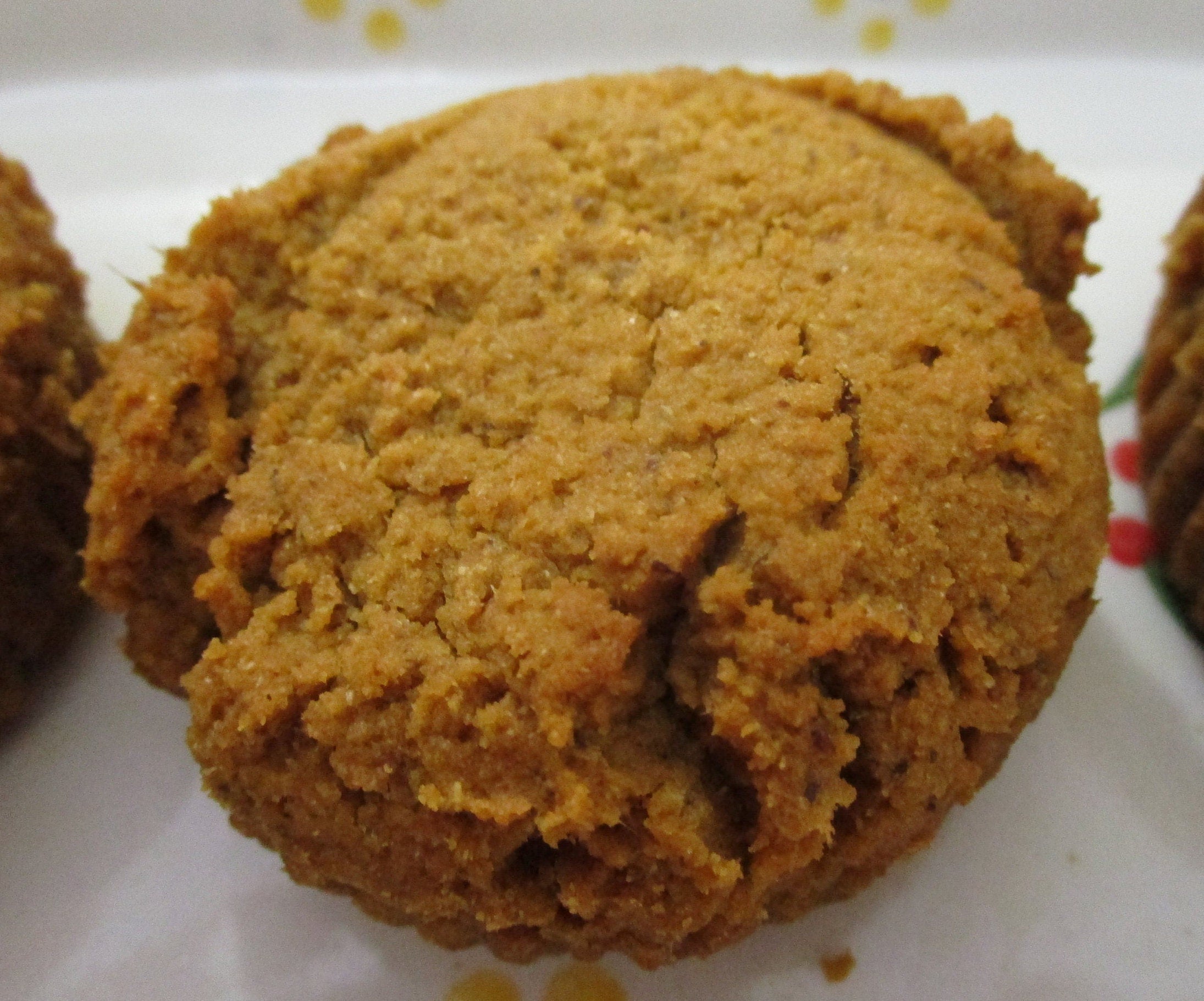 Gluten Free Gingerbread Muffins, Dairy Free, Vegan, Egg Free, Nut Free, Low Sugar, Christmas Gifts, Healthy Holiday Breakfast, Warm Spices