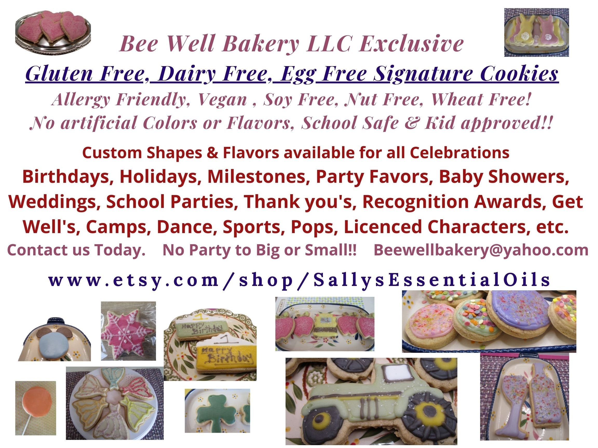 Graduation Cookies, Gluten Free, Dairy Free, Egg Free, Cap, Gown, Nut Free, Graduate Gift, Preschool, High School, College, Class of 2023