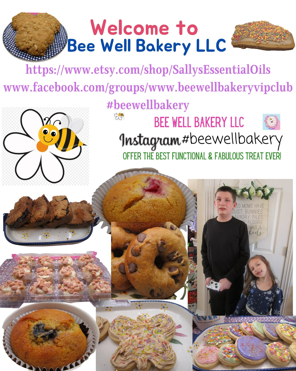 Powdered Donuts, Gluten Free, Egg Free, Dairy Free, Chocolate, Vanilla, Vegan, Nut Free, School Safe, Wedding Brunch, Grandparent's Day Gift