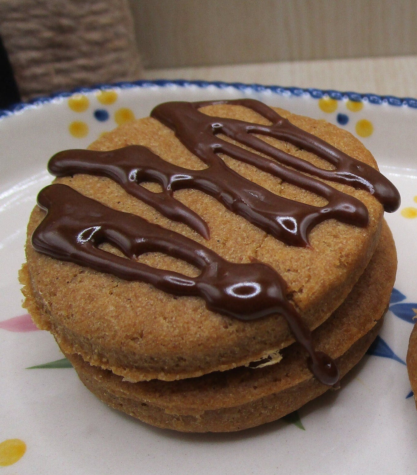 Gluten Free Maple Cream Cookie Sandwich, Dairy Free, Grain Free, Vegan, Nut Free, Chocolate Iced, Paleo Snacks, Coconut Sugar, Birthday Gift