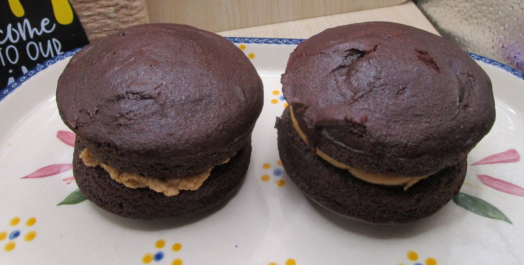 Whoopie Pies, Gluten Free, Dairy Free, Egg Free, Oat Free, Dessert, Marshmallow, Vanilla, Black Moon Pie, Nut Free, Chocolate Devil Cake