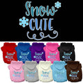 Christmas Pet Hoodie Screen Printed, "Snow Cute"