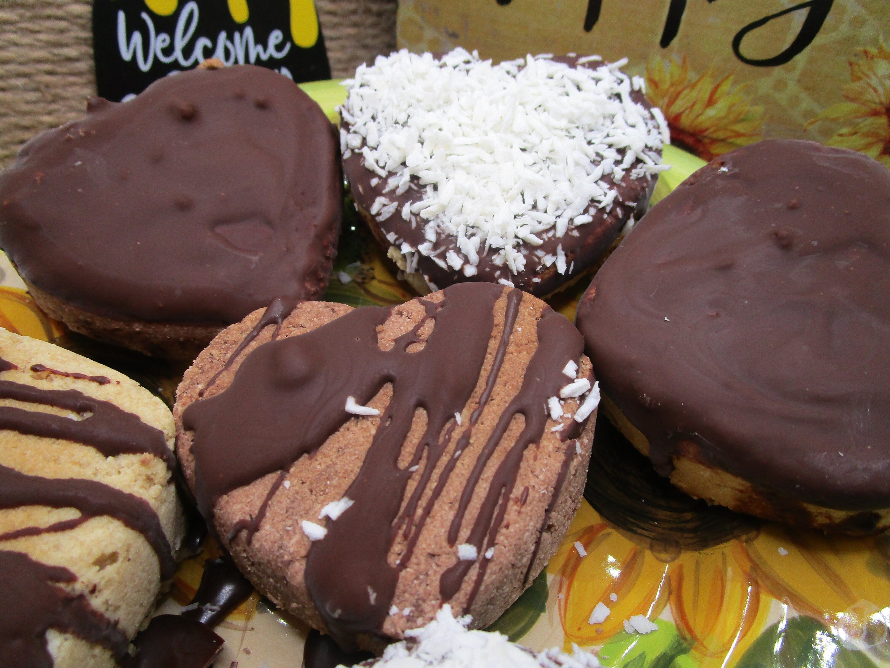KETO Dessert Hearts, Gluten Free, Sugar Free, Grain Free, Dairy Free, Egg Free, Nut Free, Vegan Collagen, Low Carb snack, Father's Day Gift