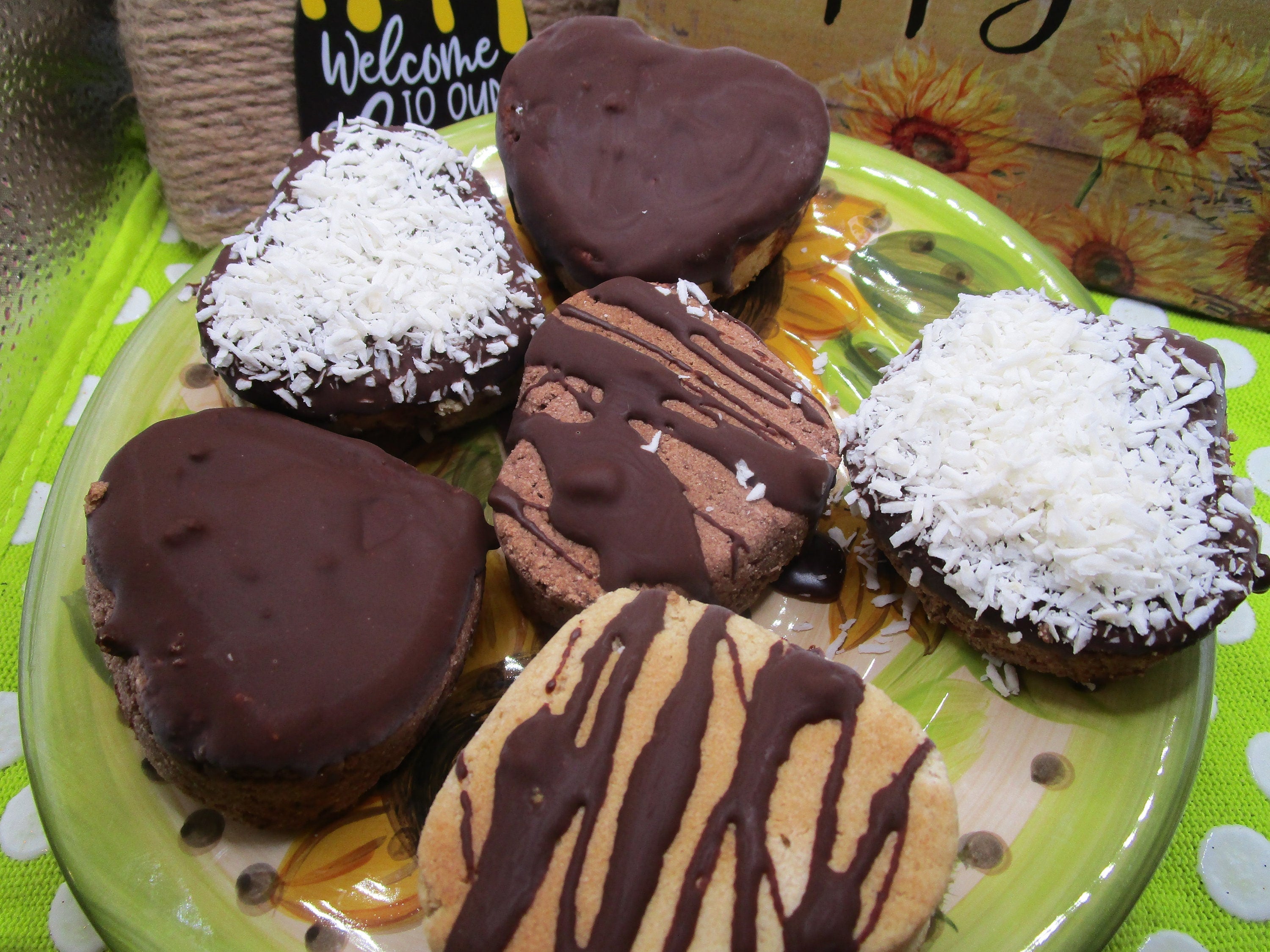 KETO Dessert Hearts, Gluten Free, Sugar Free, Grain Free, Dairy Free, Egg Free, Nut Free, Vegan Collagen, Low Carb snack, Father's Day Gift