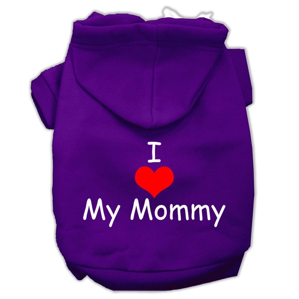 Pet Hoodie "I Love My Mommy"
