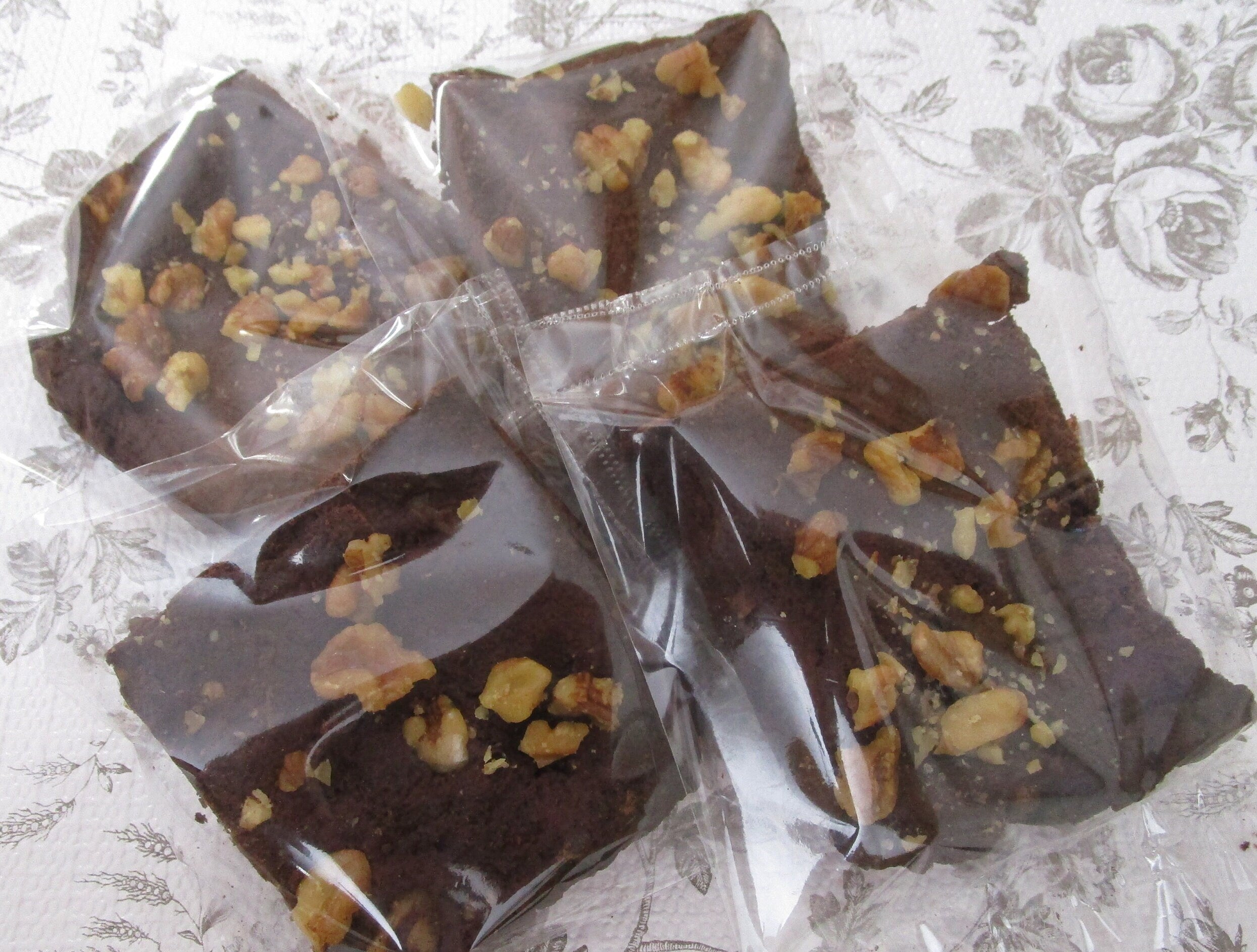 Sugar Free Brownie, Gluten Free, Dairy Free, Vegan, Egg Free, Erythritol Free, Low Carb Dessert, Macadamia Nut, Walnut, Pecan, Birthday Gift