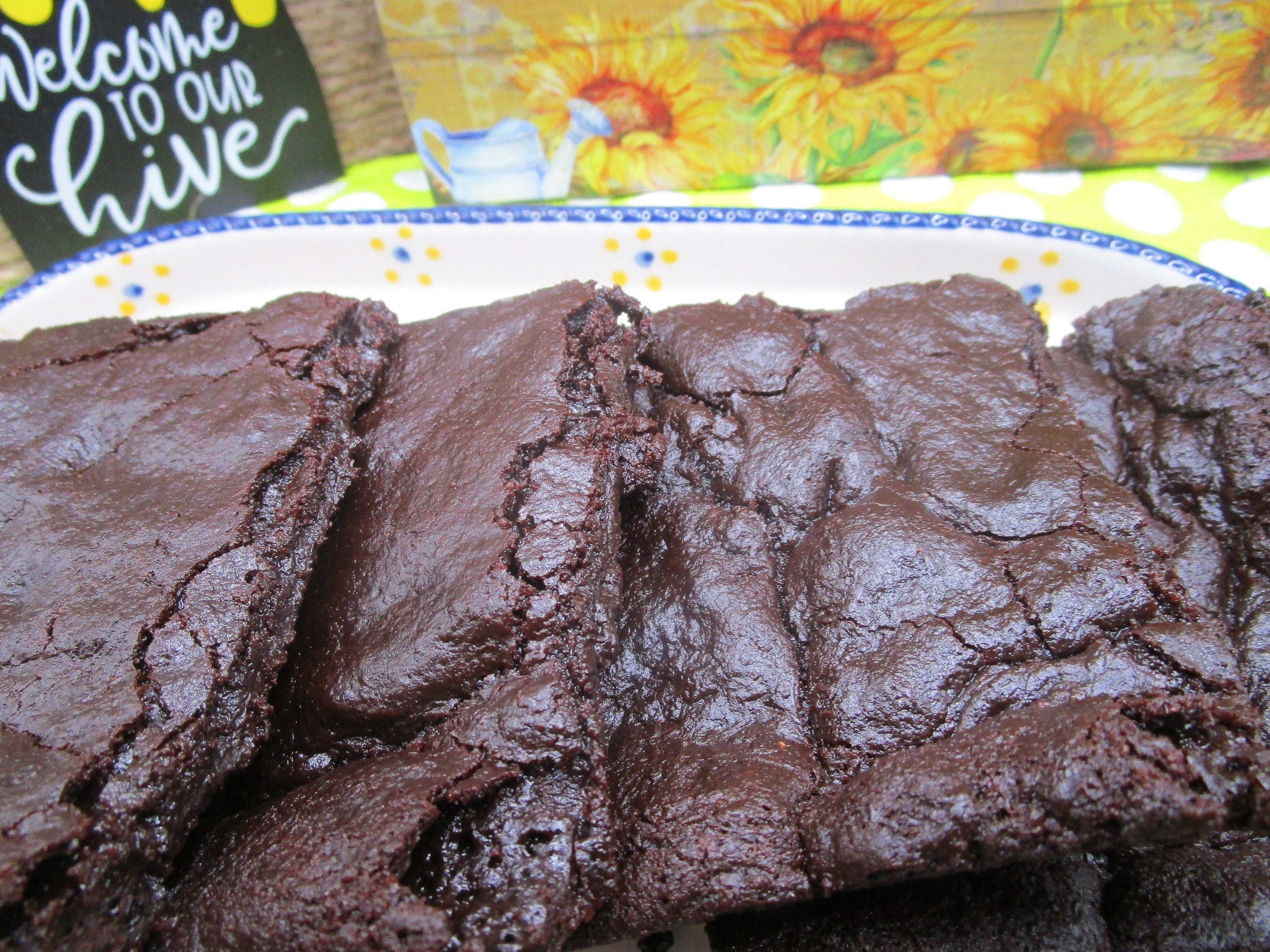 Gluten Free Brownies, Decadent Dark, Dairy Free, Vegan, Egg Free, Nut Free, Oat Free, Birthday Dessert, Coconut Sugar Snacks, Wellness Gift