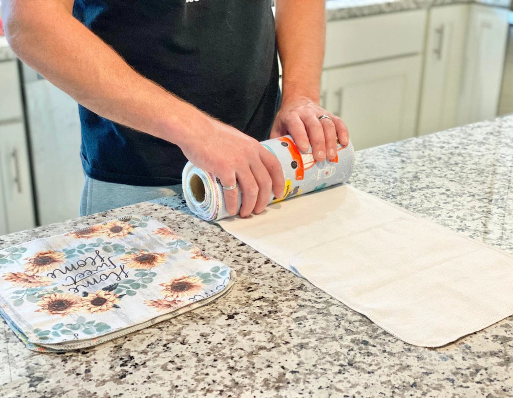 Reusable Paper Towels--Arbor Hibiscus