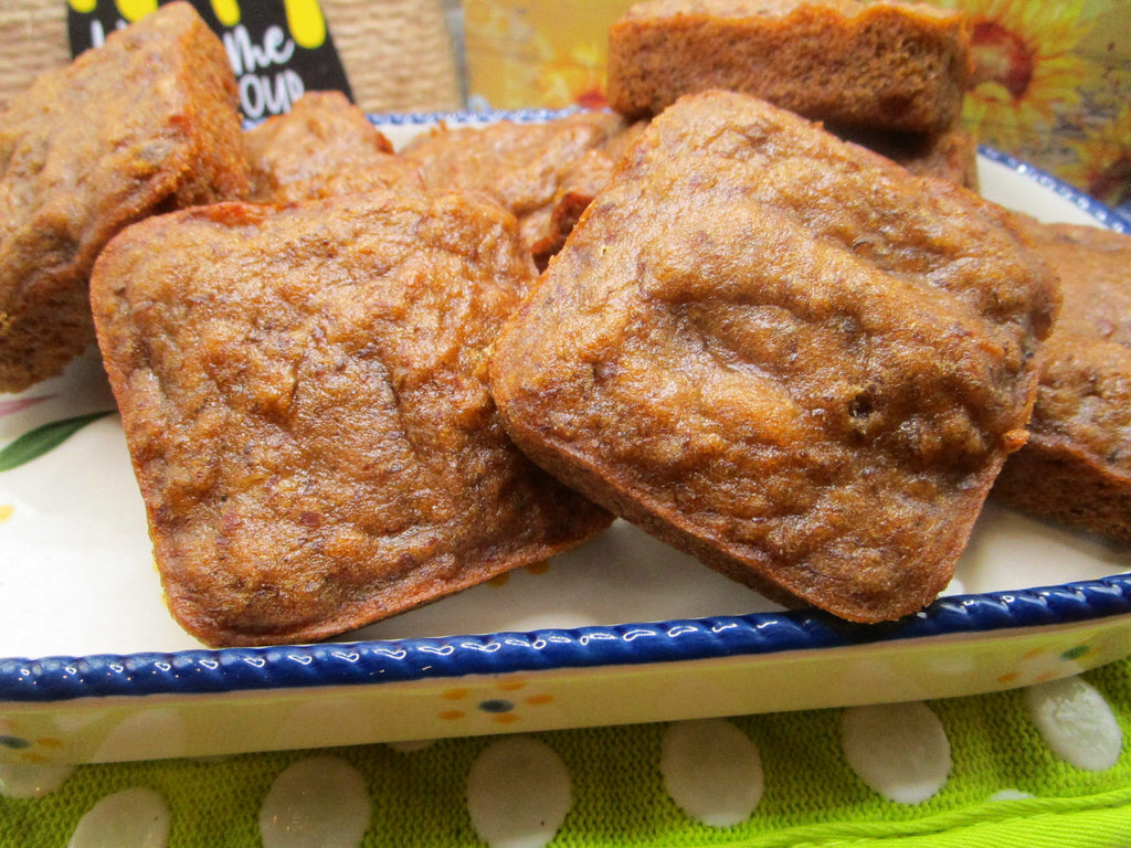 Gluten Free Banana Breakfast Squares, Grain Free, Dairy Free, Vegan, Low Sugar, Peanut Free, AIP Paleo Snack, Kids breakfast, Summer Brunch