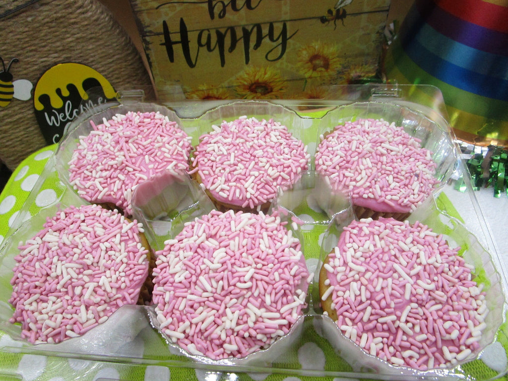 Gluten Free Cupcakes, Dairy Free, Vegan, Nut Free, Pink, Baby Shower Desserts, Wedding Cake Bar, Girls Birthday Party, Sweet 16, school Safe