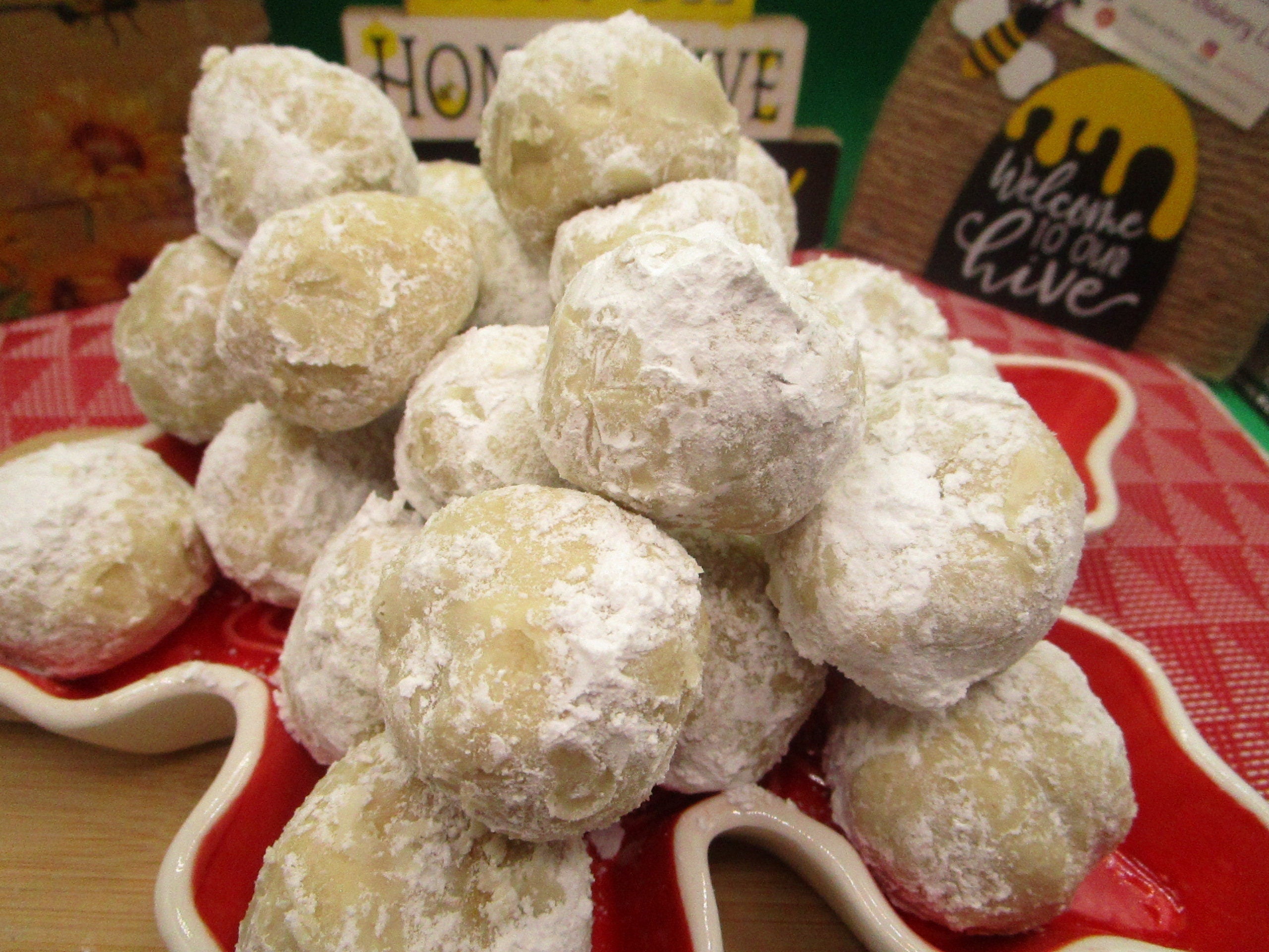 Gluten Free Mexican Wedding Cookie, Dairy Free, Coconut Free, Vegan, Russian Teacake, Pecan Melt Aways, Snowball Cookie, Cinco De Mayo treat