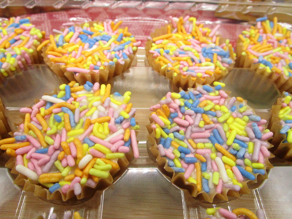 Mini Gluten Free Cupcakes, Peep marshmallow, Dairy Free, Vegan, Nut Free, Easter Snacks, School Safe, Natural Sprinkles, Chocolate Vanilla