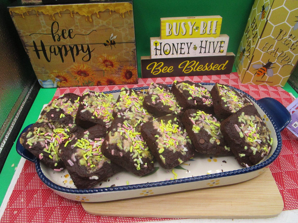 Brownie, Peep Marshmallow, Gluten Free, Dairy Free, Egg Free, Vegan, Nut Free, Grain Free, Paleo, Dessert, Oat Free, Easter Gift, Spring
