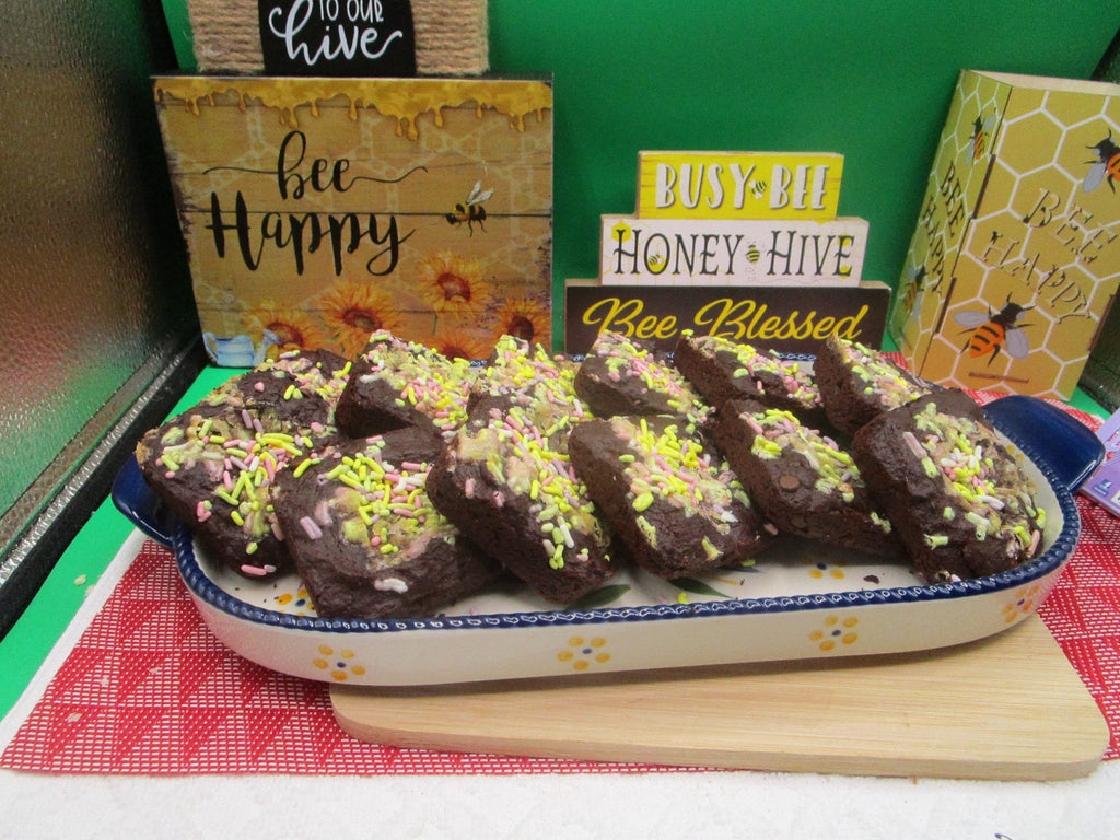 Brownie, Peep Marshmallow, Gluten Free, Dairy Free, Egg Free, Vegan, Nut Free, Grain Free, Paleo, Dessert, Oat Free, Easter Gift, Spring