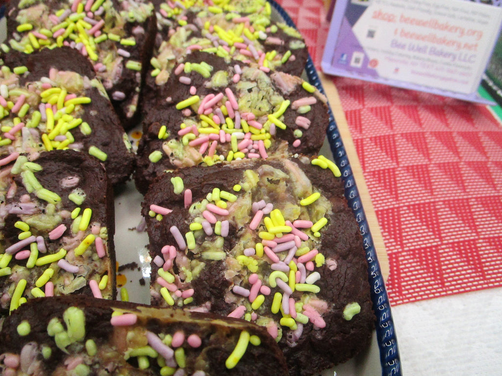 Brownie, Peep Marshmallow, Gluten Free, Dairy Free, Egg Free, Vegan, Nut Free, Grain Free, Paleo, Dessert, Oat Free, Easter Gift, Spring