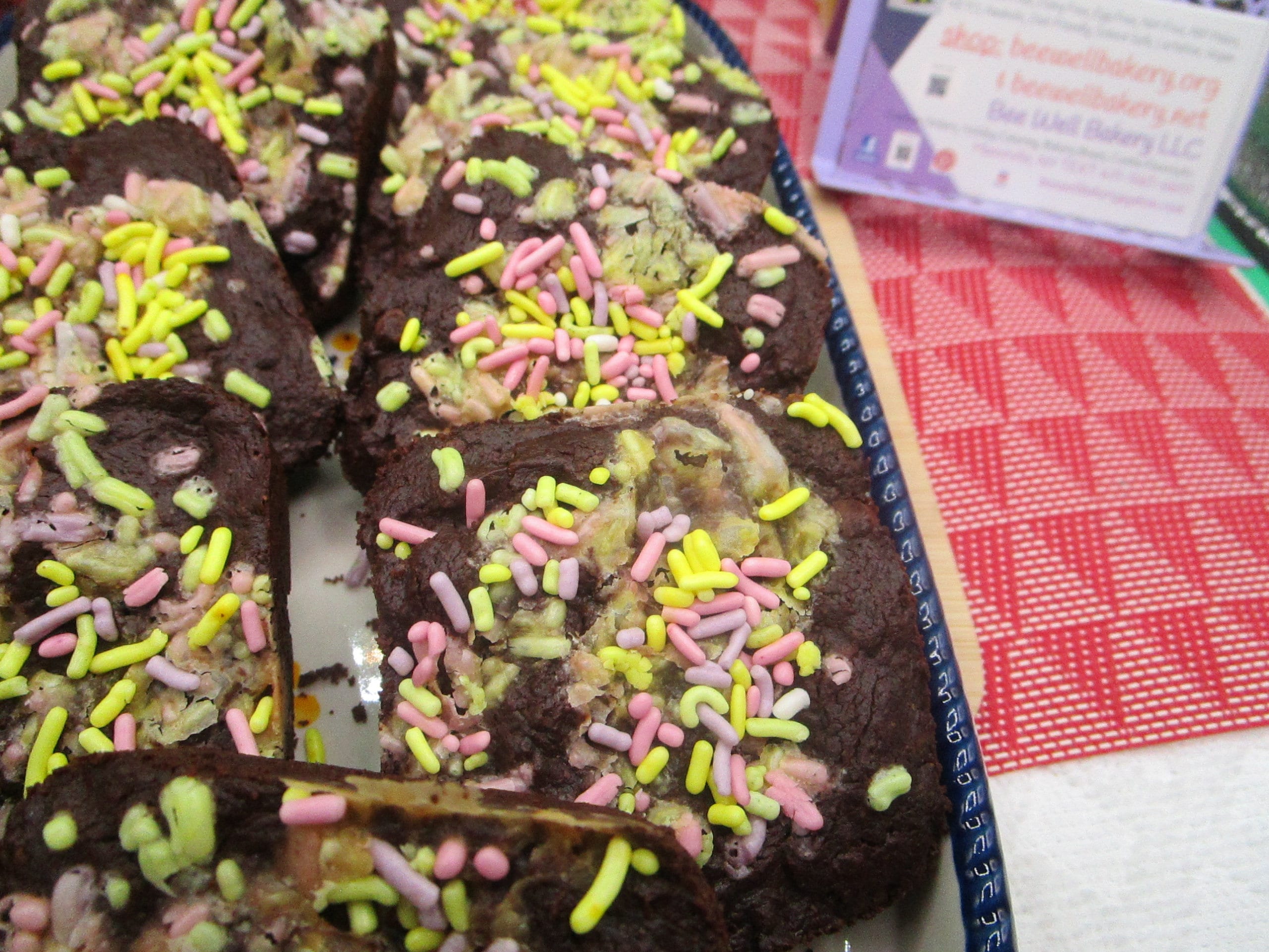 Brownie, Peep Marshmallow, Gluten Free, Dairy Free, Egg Free, Vegan, Nut Free, Grain Free, Paleo, Dessert, Oat Free, Easter Gift, Spring