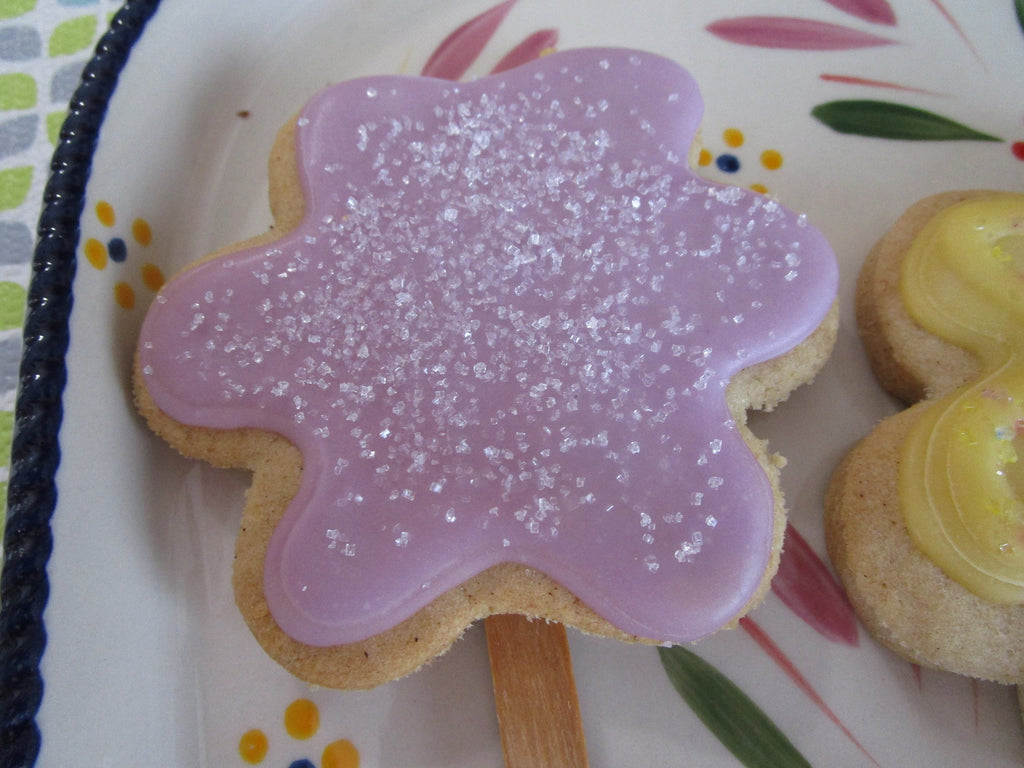 Gluten Free Sugar Cookies, Dairy Free, Egg Free, Vegan, Nut Free, Daisy, Tulip, Birthday Gift, Natural Colors, Party Favor, School Safe