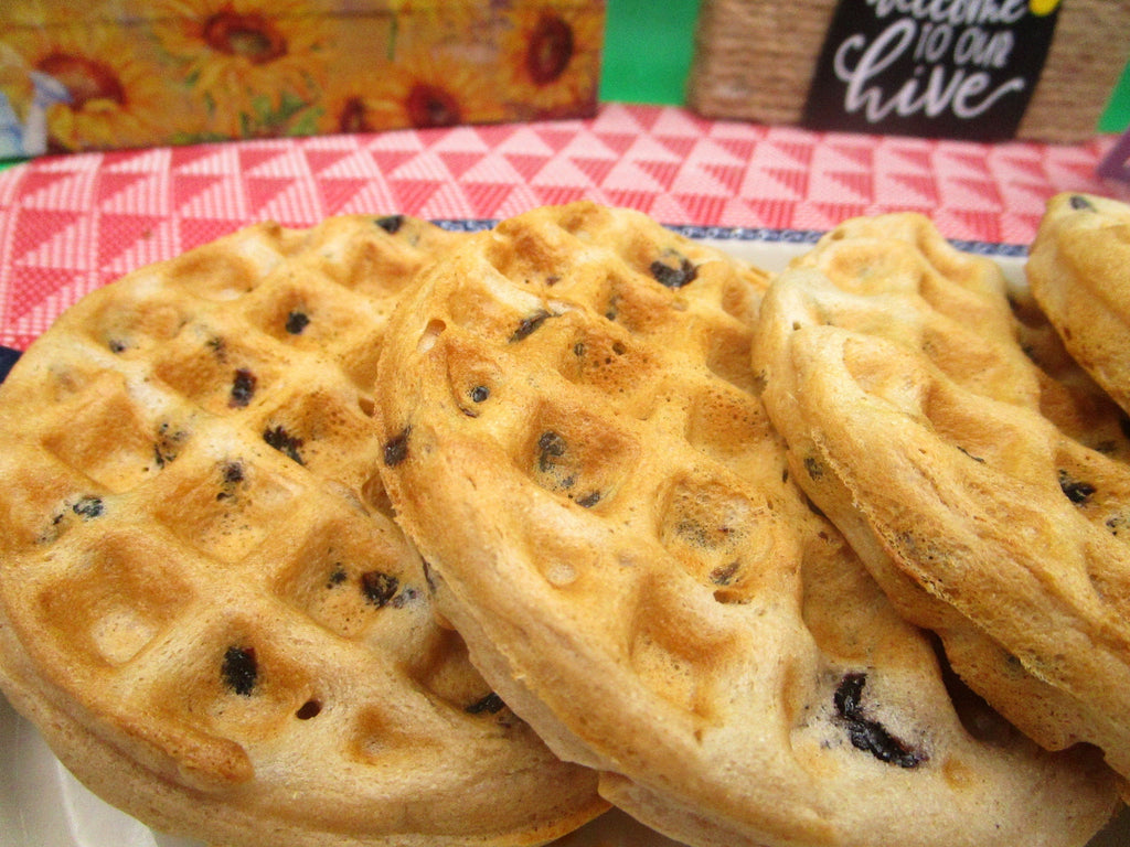 AIP Cherry Waffles, Paleo, Gluten Free, Grain Free, Vegan, Egg Free, Dairy Free, Ready to go, No added Sugar, Autoimmune Protocol breakfast