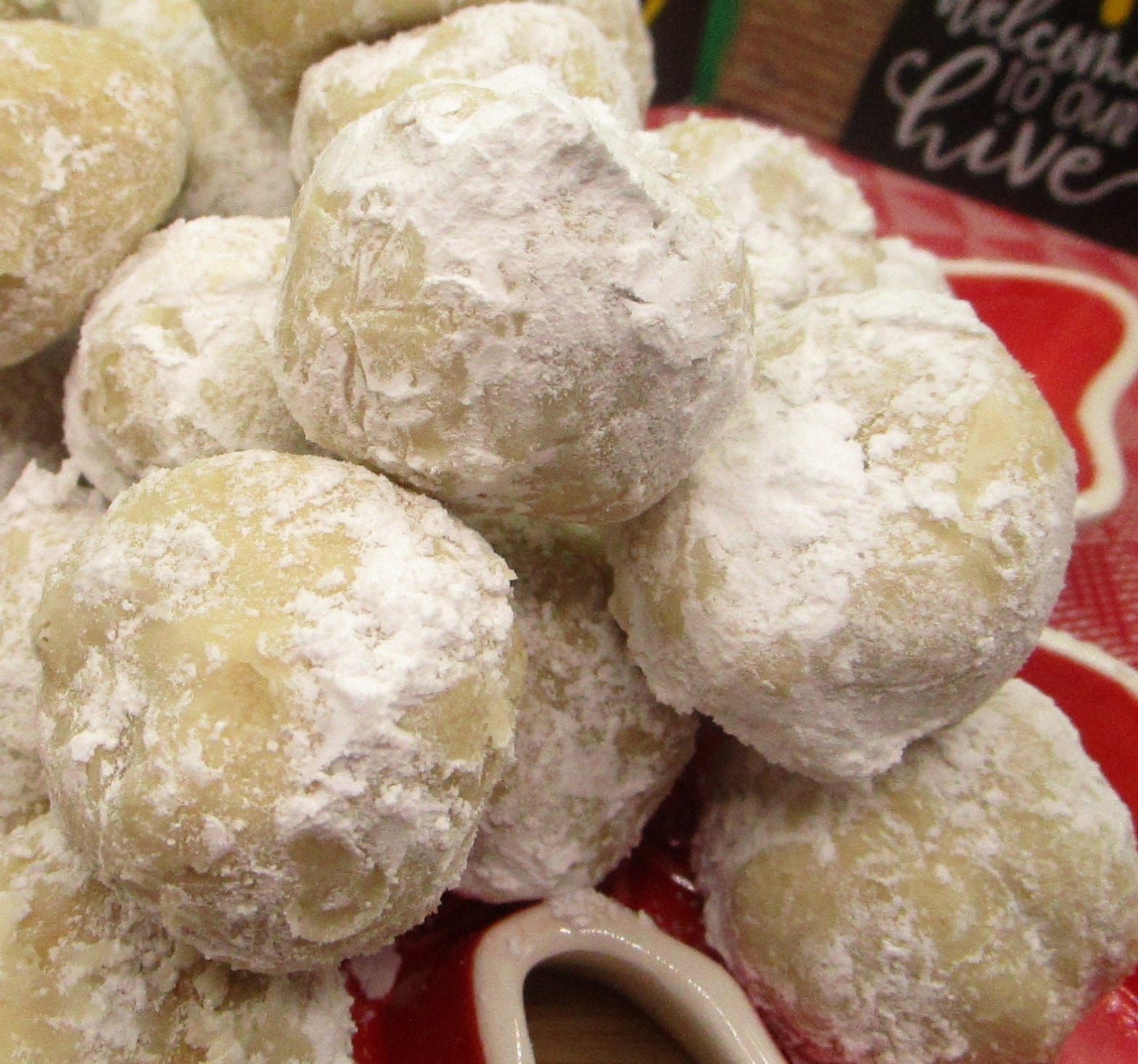 Sugar Free Mexican Wedding Cookies, Gluten Free, Dairy Free, Egg Free, Vegan, Russian Teacake, Low Fat, Cinco De Mayo treat, Snowball Cookie