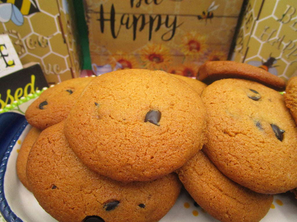 Gluten Free Cashew Cookies, Carob Chip, Vegan, Egg Free, Dairy Free, Healthy Snacks, Fitness, Agave Sugar, Soft & Chewy, Lunch Box Essential