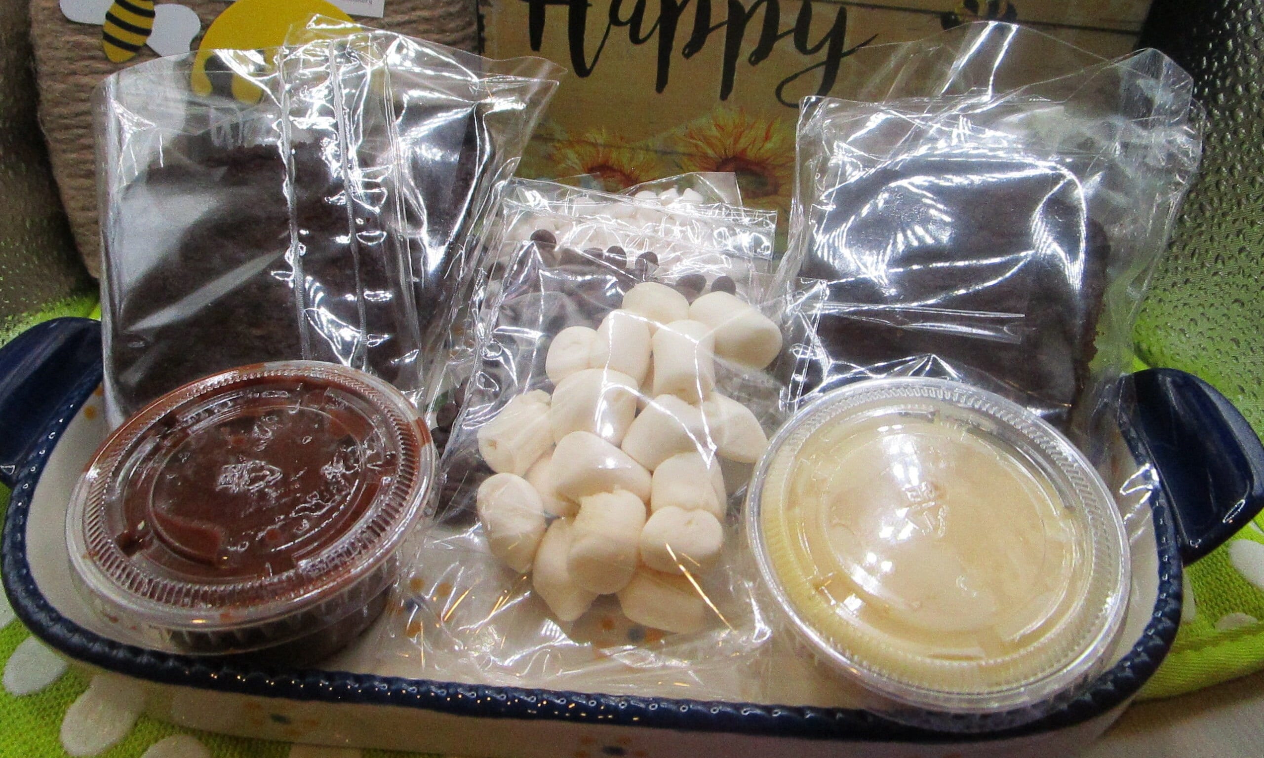 Gluten Free Smores Brownie Decorating Kit, Dairy Free, Vegan, Nut Free, Marshmallow Chocolate, Camp Activity, Kids Baking, July 4th crafts