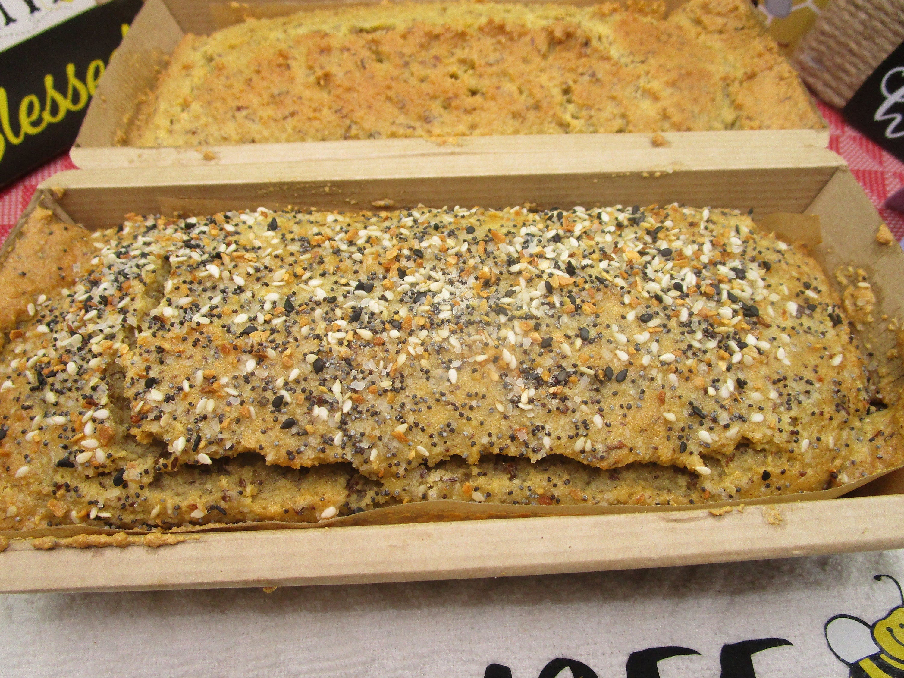 Gluten Free Sandwich Bread, Paleo, Grain Free, Dairy Free, Soy Free, Yeast Free, Preservative Free, Mediterranean, Fiber, KETO, Sugar Free